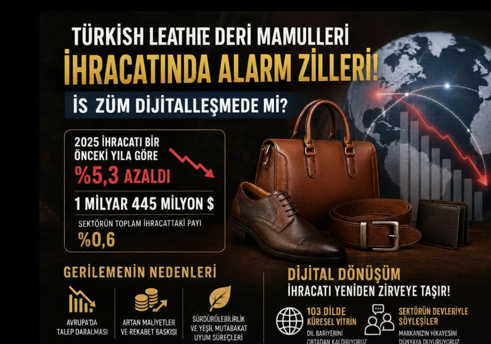 Türkiye Deri ve Deri Mamulleri İhracatında Alarm Zilleri: Çözüm Dijitalleşmede mi?