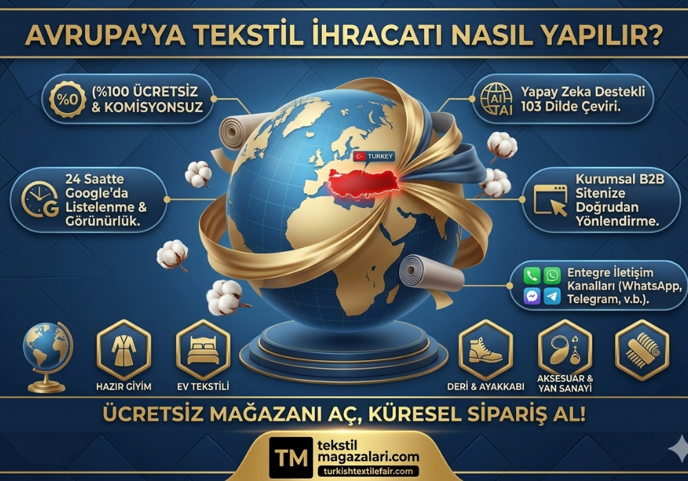 Avrupa’ya Tekstil İhracatı Nasıl Yapılır? | B2B İhracat Rehberi