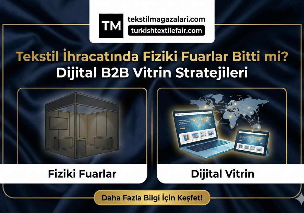 Tekstil İhracatında Fiziki Fuarlar Bitti mi? Dijital B2B Vitrin Stratejileri