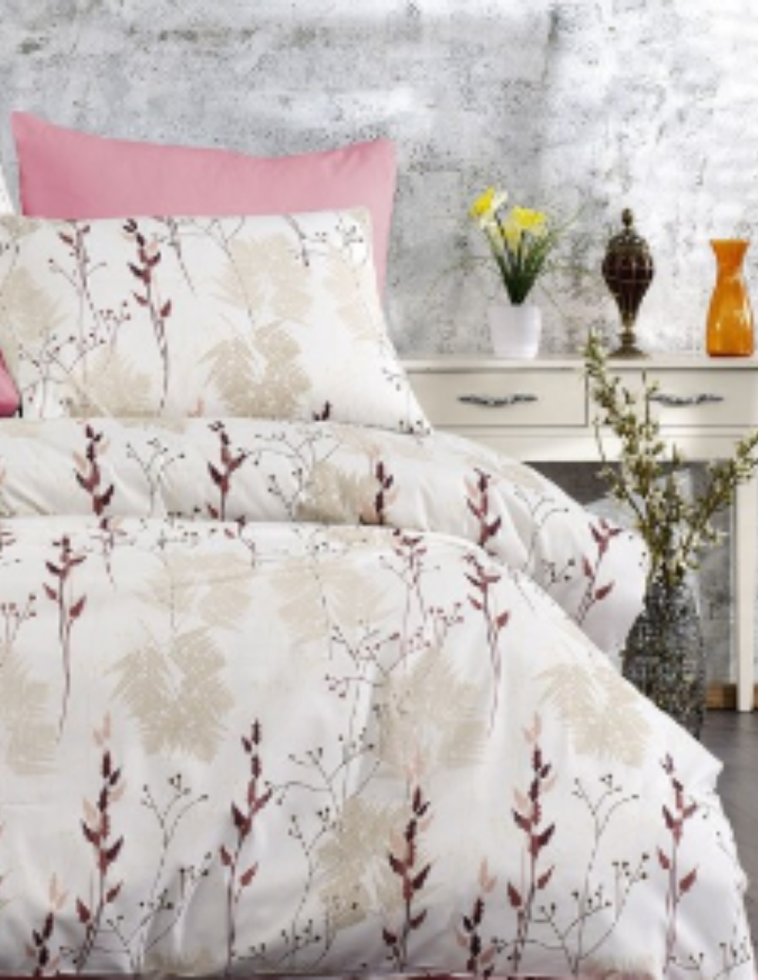 Desenli Nevresim Takımı