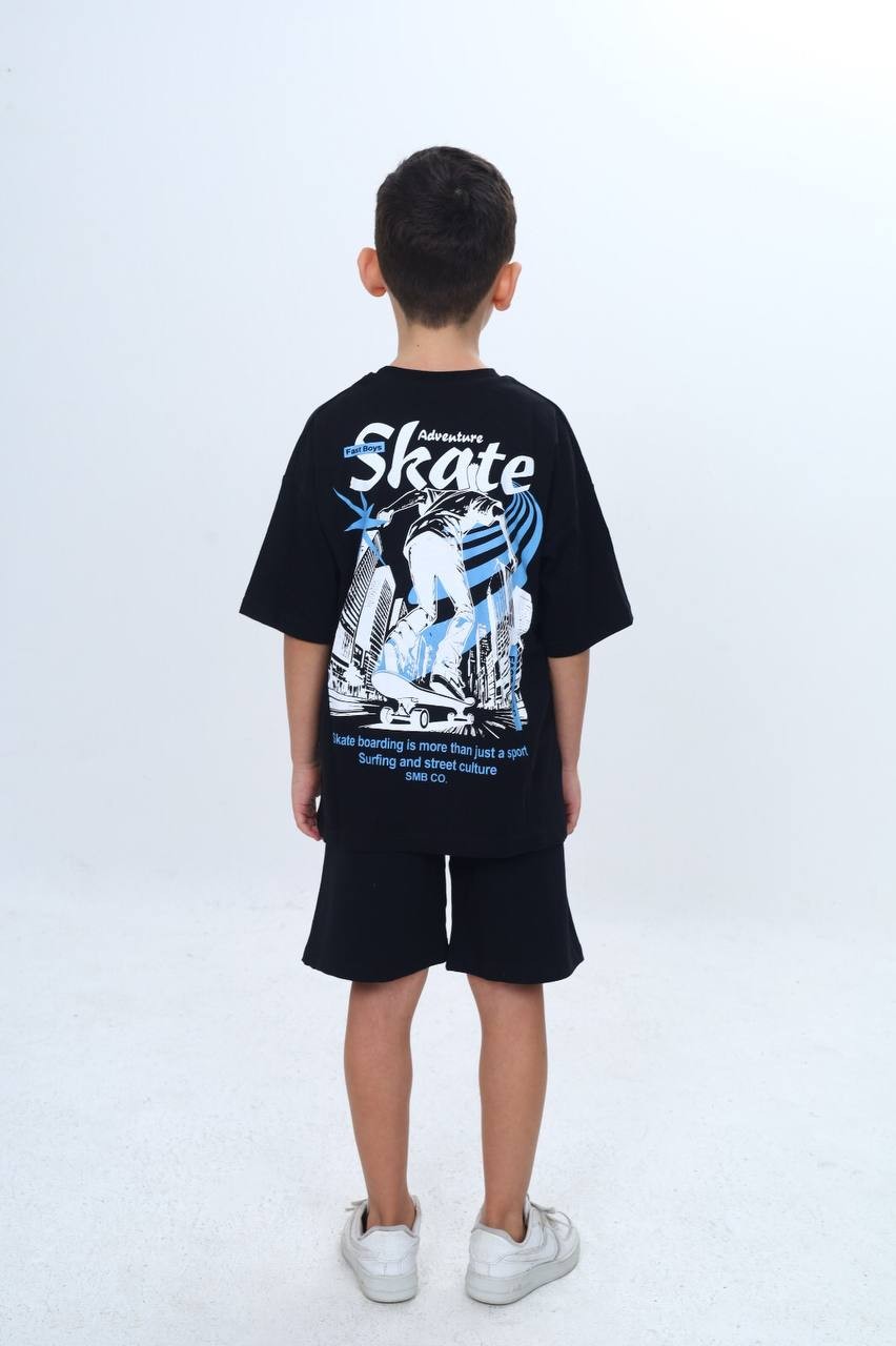 ERKEK ÇOCUK ŞORTLU TAKIM - 7035