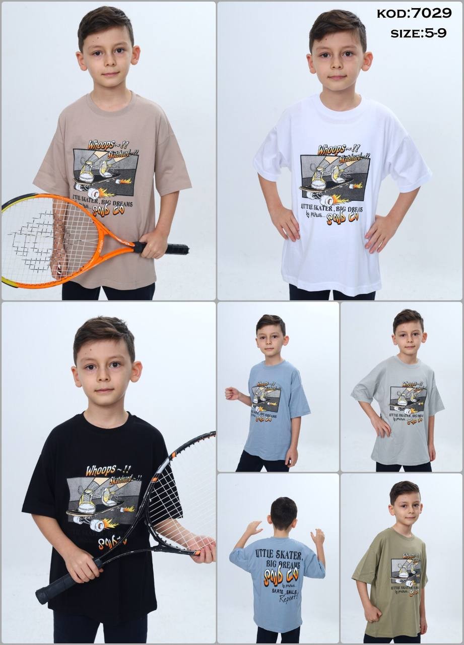ERKEK ÇOCUK TİŞÖRT - 7029